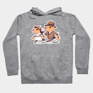 Toronto - High Park Capybaras Bonnie & Clyde V3 Hoodie